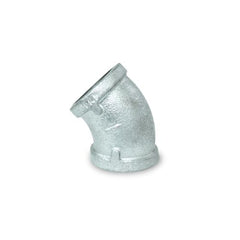 Everflow GMFF0112 1-1/2" Galvanized Elbow 45  | Midwest Supply Us