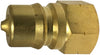 HNV12MB | 1/2 ISO-B QD TIP BRASS, Pneumatics, Hydraulic Quick Disconnects, Plug ISO-B Interchange | Midland Metal Mfg.