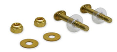 Everflow JBEZ-516312 RAVEN JBEZ-516312 2 5/16" x 3-1/2" Solid Brass bolts double break plastic grip washers & nuts & 2 plastic washers  | Midwest Supply Us