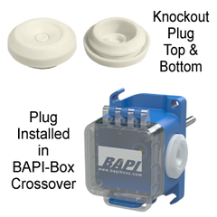 BAPI BA/PKP-100 Pierceable Knockout Plugs for Enclosure Ports (bag of 100)  | Midwest Supply Us