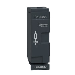 Schneider Electric (Square D) LAD4RC3U TeSys D D40A to D65A Suppressor Module, RC Circuit, 110-240 V AC <=400 Hz  | Midwest Supply Us