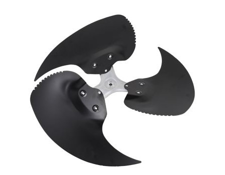 Lennox 32W31 Lau Industries 100017-10, Swept Wing Fan Blade, 26" Diameter, 3-Blade, 26 Pitch, 1/2" Bore, CCW Facing Discharge  | Midwest Supply Us