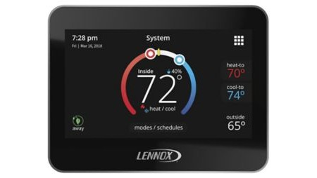 Lennox 15Z69 Lennox M30, Touchscreen Smart Programmable Thermostat, WiFi, Universal 4 Heat/2 Cool  | Midwest Supply Us