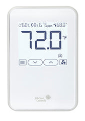 Johnson Controls NSB8BHC240-0 Temp | RH | CO2 | LCD Display | White | JCI Branded  | Midwest Supply Us