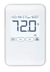 Johnson Controls NSB8BHC241-0 TEMP/HUM/CO2 WHITE SNSR W/DISP  | Midwest Supply Us