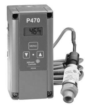 Johnson Controls P470EB-1C DIGITAL ELECTRONIC; LINE VOLTAGE ELECTRONIC PRESSURE CONTROL W/DISPLAY  | Midwest Supply Us