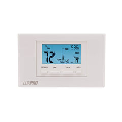 LUXPRO THERMOSTATS P621U-010 24 Volt 5/1/1 Day Programmable / Non Programmable Thermostat  | Midwest Supply Us