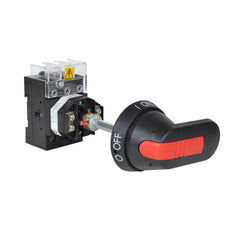 C3 Controls PDS2-360-SPHBN11 PDS2-360-SPHBN11 - BTO Non-fused Disconnect Switch Panel/Base Mount 63A, 3 Pole Black, Short Pistol IP65 Operating Handle 11.1  | Midwest Supply Us