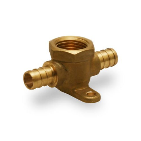 Everflow PXDT0012-NL RAVEN 1/2 Pex x 1/2 FIP Drop Ear Tee Lead Free RAVEN #LFPEX12FDET  | Midwest Supply Us