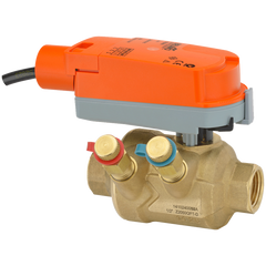 Belimo Z2075QPTPF-G+CQB24-SR-T-R ZoneTight™ (PIQCV), 3/4", 2-way, GPM 9|Valve Actuator, Non fail-safe, AC/DC 24 V, 2...10 V, terminals, modulating  | Midwest Supply Us