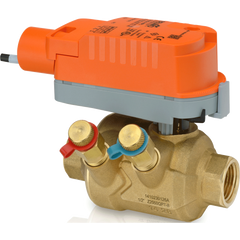 Belimo Z2075QPTPF-G+CQKB24-SR-LL ZoneTight™ (PIQCV), 3/4", 2-way, GPM 9|Valve Actuator, Electrical fail-safe, AC/DC 24 V, 2...10 V, Normally Open, Fail-safe position Open, modulating  | Midwest Supply Us