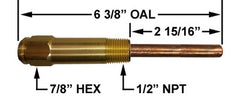 Crown Engineering PMW-2SE AQUA IMMERSION WELL 1/2" EXT  | Midwest Supply Us