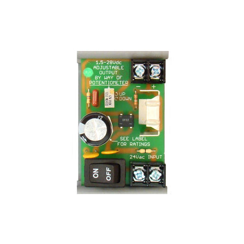 Functional Devices PSMN24DAS DC POWER SUPPLY w/ON-OFF SWTCH  | Midwest Supply Us