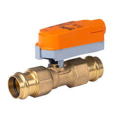 Belimo Z2100QPF-K+CQB24-SR-L ZoneTight™ (QCV), Press Fit, 1", 2-way, Cv 8.2 |Valve Actuator, Non fail-safe, AC/DC 24 V, 2...10 V, Normally Open, modulating  | Midwest Supply Us