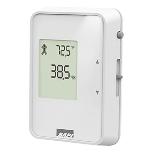 BAPI BA/HQF-A-C-1-C10-N BAPI-Stat "Quantum" Temperature and Humidity Sensor with Display  | Midwest Supply Us