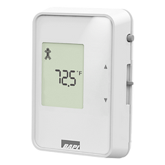 BAPI BA/TQC-A-2-C10-N BAPI-Stat "Quantum" Temperature Sensor with Display and Pushbutton Setpoint  | Midwest Supply Us