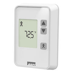 BAPI BA/TQF-B-2-C90-N BAPI-Stat "Quantum" Temperature Sensor with Display and Pushbutton Setpoint  | Midwest Supply Us