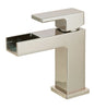 RAX-V40N | Reuss Axio Single Handle Lav Faucet Waterfall Brushed Nickel | Everflow