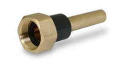 Everflow RG40-WS 3.5" BRASS STANDARD WELL W/RUBBER GASKET FOR INDUSTRIAL THERMOMETER  | Midwest Supply Us