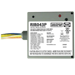 Functional Devices RIB043P 480v 20a 3PST-NO EnclosedRelay  | Midwest Supply Us