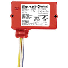 Functional Devices RIB12C-FA-RD Enclosed Relay, 10A, SPDT, Polarized 12Vdc, 12Vac Red Hsg  | Midwest Supply Us