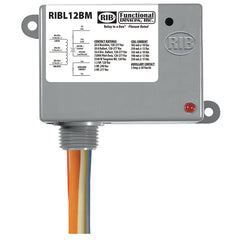Functional Devices RIBL12BM Enclosed Relay Latching 20Amp 12Vac/dc with aux contact  | Midwest Supply Us
