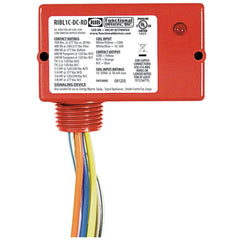 Functional Devices RIBL1C-DC-RD Low-inrush Enclosed Relay 10Amp SPDT 10-30Vdc, red housing  | Midwest Supply Us