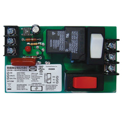 Functional Devices RIBM2402SBC Panel Relay 4.00x2.35in 20Amp SPDT + Override 24Vac/dc/208-277Vac  | Midwest Supply Us