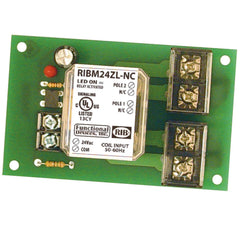 Functional Devices RIBM24ZL-NC Panel Relay 4.00x2.35in 30Amp DPST-NC 24Vac/dC  | Midwest Supply Us