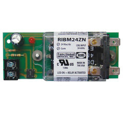 Functional Devices RIBM24ZN Panel Relay 4.00x1.60in 30Amp DPDT 24Vac/dc  | Midwest Supply Us