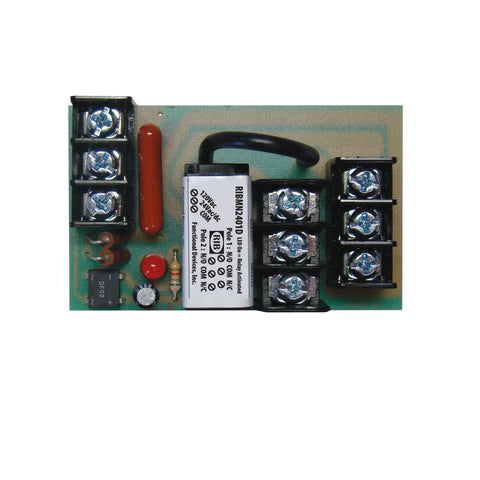 Functional Devices RIBMN2401D Panel Relay 2.75x1.70in 10Amp DPDT 24Vac/dc/120Vac  | Midwest Supply Us