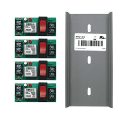 Functional Devices RIBMN24S-4T Relay 4 RIBMN24Ss + MT212-6  | Midwest Supply Us