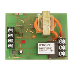 Functional Devices RIBMX24BF Panel 4in Internal Fixed Current Sensor + Relay 20Amp SPDT 24Vac/dc  | Midwest Supply Us