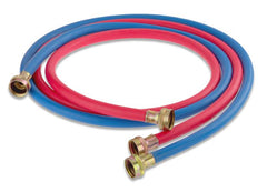 Everflow 2566K EVERFLOW 2566K KIT OF 2 EA 1 Red & 1 Blue 72" RUBBER WASHING MACHINE HOSE F3/4" X F3/4" SUPPLY LINE UPC APPROVED Pack of 12 | Midwest Supply Us