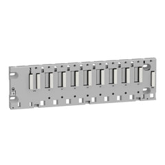 Square D BMXXBP0800 Rack M340 - 8 slots - panel, plate or DIN rail mounting  | Midwest Supply Us