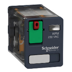 Schneider Electric (Square D) RPM22B7 Power plug-in relay - Zelio RPM - 2 C/O - 24 V AC - 15 A - with LED  | Midwest Supply Us