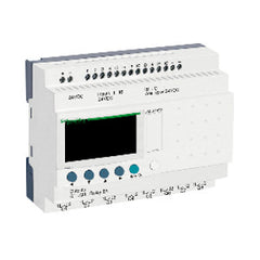 Schneider Electric (Square D) SR3B261FU Zelio Logic Modular Smart Relay, 26 I O, 100-240V AC, Clock, Display  | Midwest Supply Us