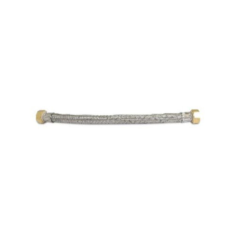 Everflow FTWC-B34-18A FLEXTRON FTWC-B34-18A 18 SS BRAIDED WATER HTR CONNEC 3/4 FIP x 3/4 FIP NSF/cUPC  | Midwest Supply Us