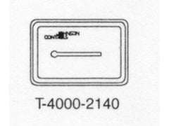 JOHNSON T-4000-2141 COVER PLAS HRZ 1W NO-T; JCI LOGO SETPOINT WINDOW  | Midwest Supply Us