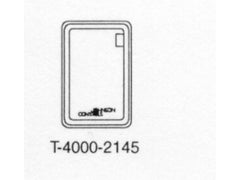 JOHNSON T-4000-2145 COVER PLAS VERT 1W NO-T; JCI LOGO SETPOINT WINDOW  | Midwest Supply Us