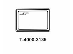 Johnson Controls T-4000-3139 COVER; WHITE PLASTIC; HRZ; CONC; NO-T  | Midwest Supply Us
