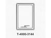 T-4000-3144 | COVER; WHITE PLASTIC;VERT; CONC; NO-T | JOHNSON