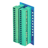 BA/TB18C2 | TB18 - Pluggable Terminal Blocks - TB18C2 (all odd numbered terminals common and all even numbered terminals common) | BAPI