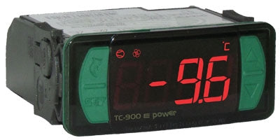 Robertshaw TC-900E-POWER 115/230V freezer controller with three relay outputs (16A comp./fans/defrost) and two temp. sensors  | Midwest Supply Us