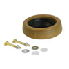 TR1005 | EVERFLOW FELT REINFORCED TOILET BOWL WAX GASKET W/FLANGE BRASS BOLTS INCLUDED | Everflow