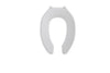 TSCE6-W | EVERFLOW Toilet Seat Commercial Open front White Sustainable Check Hinge | Everflow