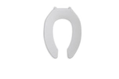 Everflow TSCE5-W EVERFLOW Toilet Seat Commercial Open front White Check Hinge  | Midwest Supply Us