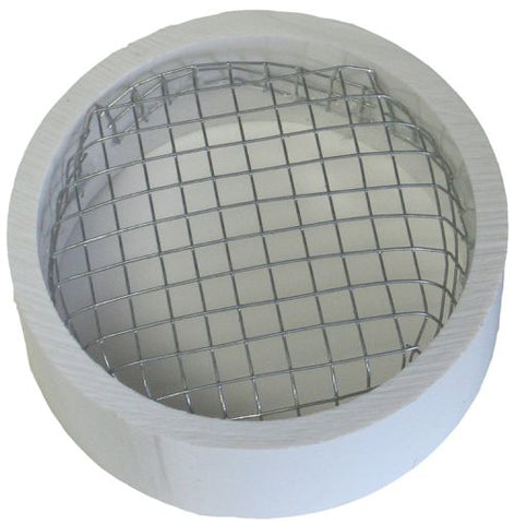 Everflow TVS4SS RAVEN 4" PVC Termination Vent w/ Stainless Steel Screen RAVEN # R1510  | Midwest Supply Us