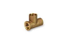 Everflow CFCT3412-NL 3/4" X 1/2" X 3/4" NOM Cast Brass Reducing Tee C X F X C Lead Free  | Midwest Supply Us