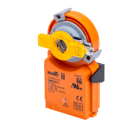 Belimo UMB230Y-L.1 Rotary Actuator | 1 Nm | AC 100...240 V | On/Off | Floating point | 22 s | IP20 | counter-clockwise rotation | Connector Plug 100 pcs  | Midwest Supply Us